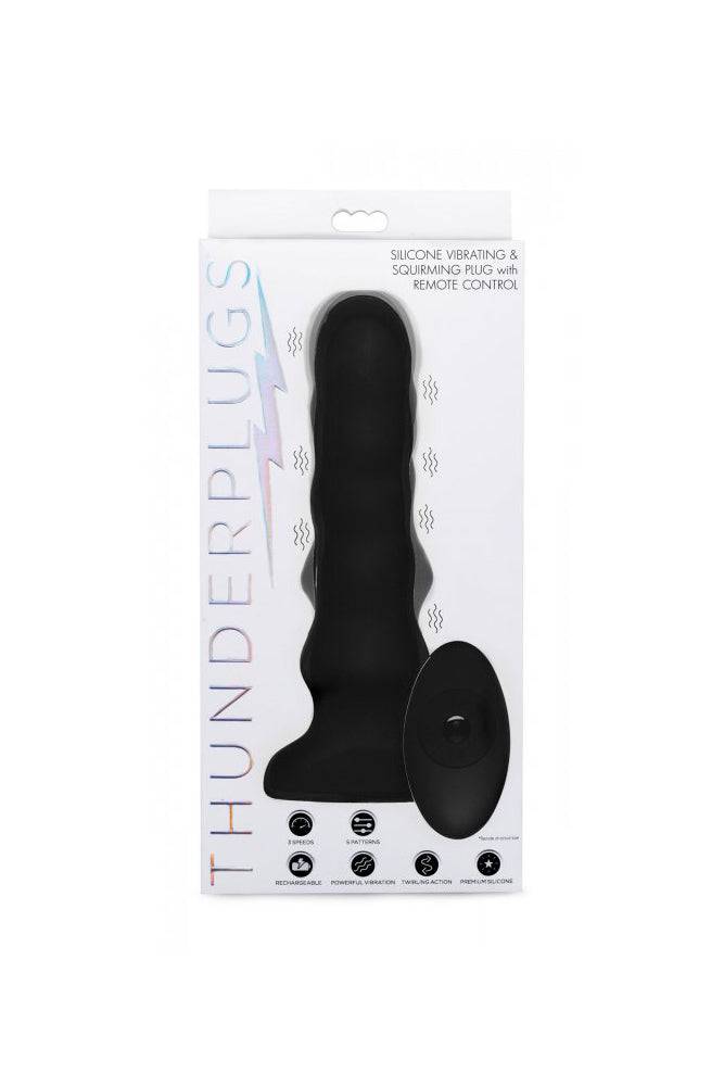 XR Brands - Thunderplugs - Silicone Vibrating & Squirming Butt Plug - Stag Shop
