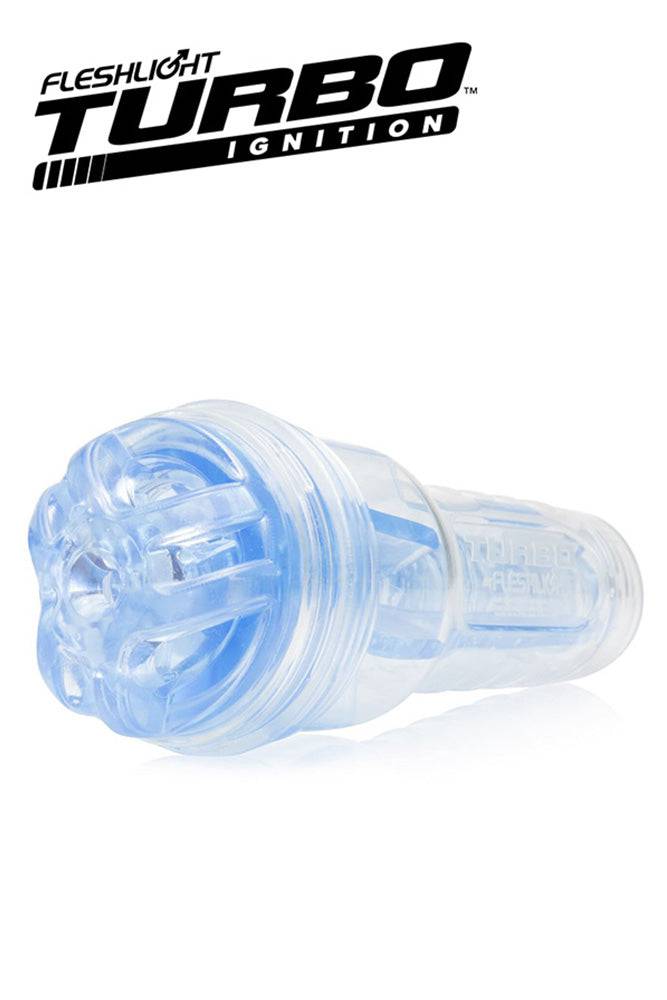 Fleshlight - Turbo Ignition Masturbator - Blue Ice - Stag Shop