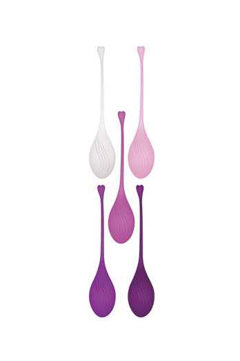 Evolved - Tight & Delight 5 Piece Kegel Ball Set - Multicolour - Stag Shop