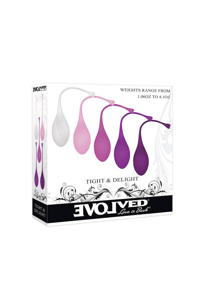 Evolved - Tight & Delight 5 Piece Kegel Ball Set - Multicolour - Stag Shop