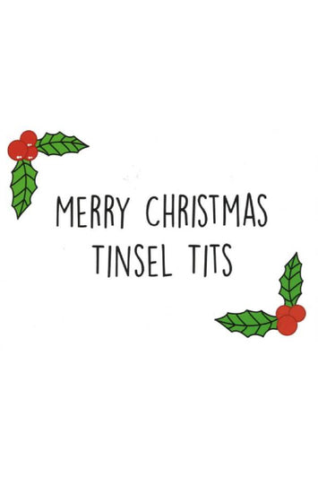 Stag Shop - Tinsel Tits Greeting Card - Stag Shop