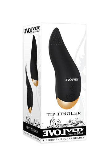 Evolved - Tip Tingler Vibrator - Black - Stag Shop