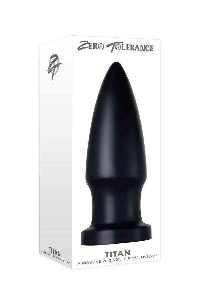 Zero Tolerance - Titan Large Plug - Black - Stag Shop