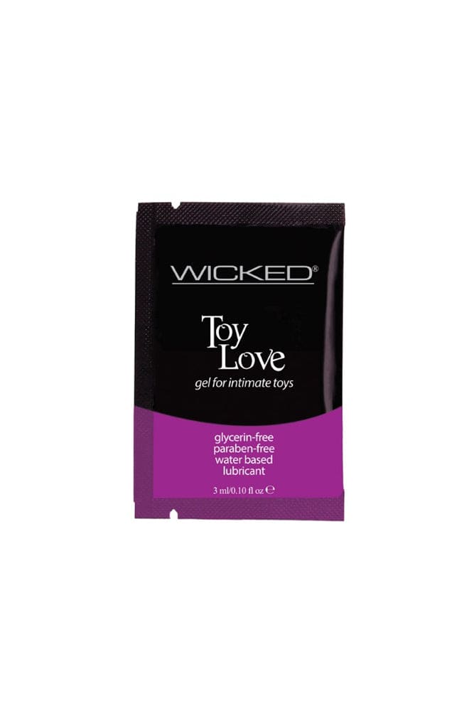 Wicked Sensual Care - Toy Love Gel Lube - 3ml Foil Packet - Stag Shop