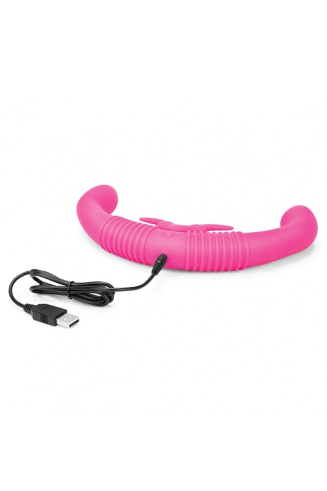 Electric Eel - Together Double-Ended Vibrating Dildo - Pink - Stag Shop