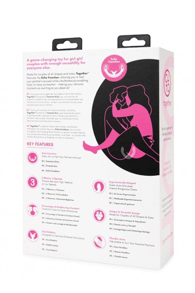 Electric Eel - Together Double-Ended Vibrating Dildo - Pink - Stag Shop