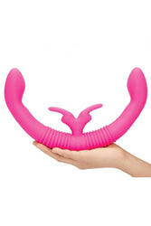 Electric Eel - Together Double-Ended Vibrating Dildo - Pink - Stag Shop