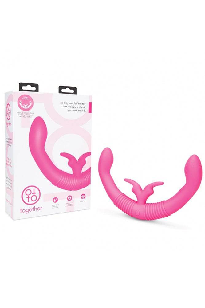 Electric Eel - Together Double-Ended Vibrating Dildo - Pink - Stag Shop