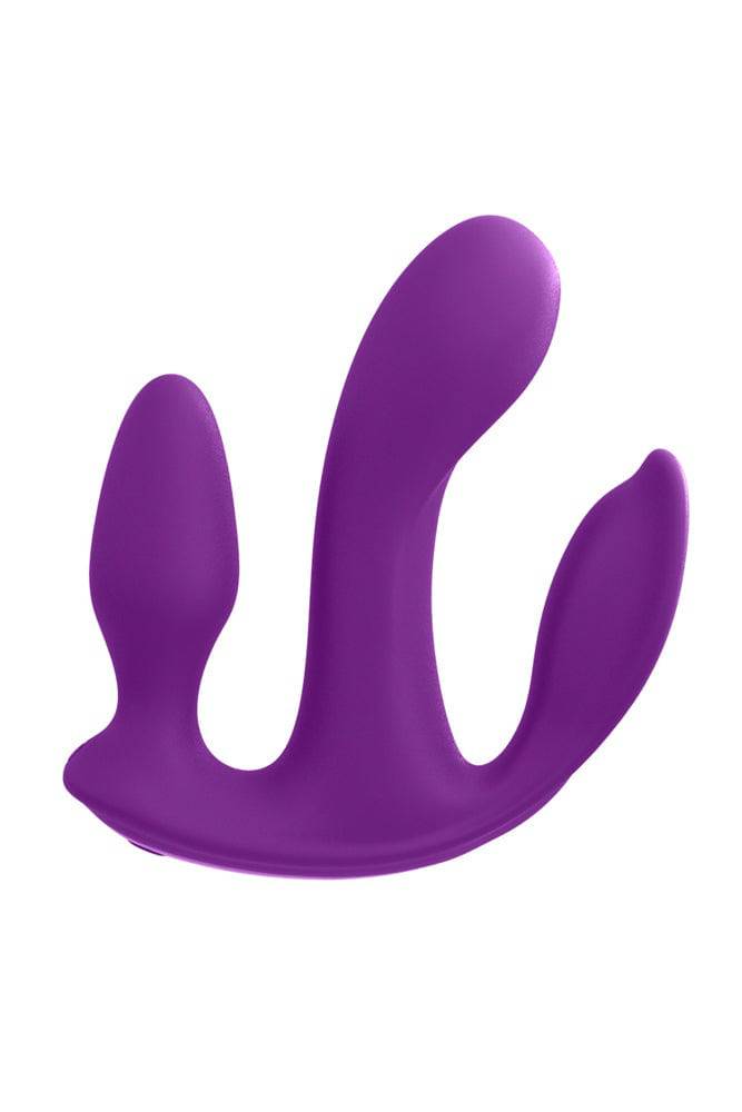 Pipedream - 3Some - Total Ecstasy Triple Vibrator - Purple - Stag Shop