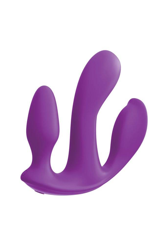 Pipedream - 3Some - Total Ecstasy Triple Vibrator - Purple - Stag Shop