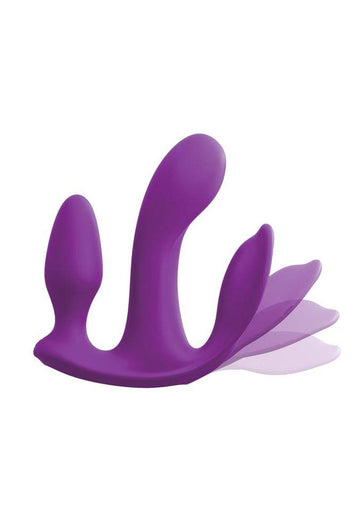 Pipedream - 3Some - Total Ecstasy Triple Vibrator - Purple - Stag Shop