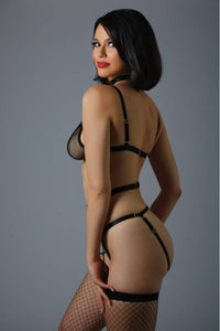 Thumbnail for Allure Lingerie - Adore - Touch Me if You Dare Strappy Teddy - OS - Stag Shop