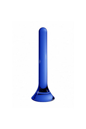 Shots Toys - Chrystalino - Tower Glass Wand - Blue - Stag Shop