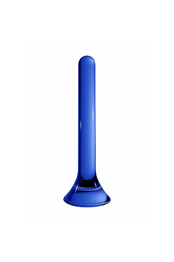 Shots Toys - Chrystalino - Tower Glass Wand - Blue - Stag Shop