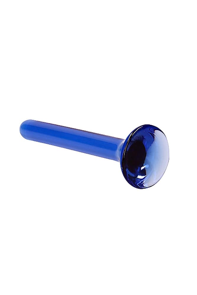 Shots Toys - Chrystalino - Tower Glass Wand - Blue - Stag Shop