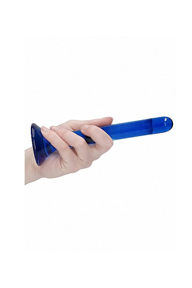 Shots Toys - Chrystalino - Tower Glass Wand - Blue - Stag Shop