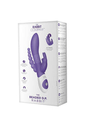 The Rabbit Company - Beaded Double Penetration Rabbit Vibrator - Stag Shop