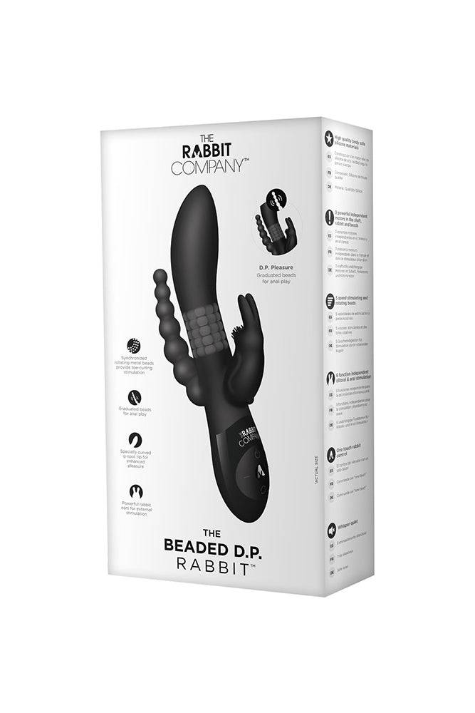 The Rabbit Company - Beaded Double Penetration Rabbit Vibrator - Stag Shop