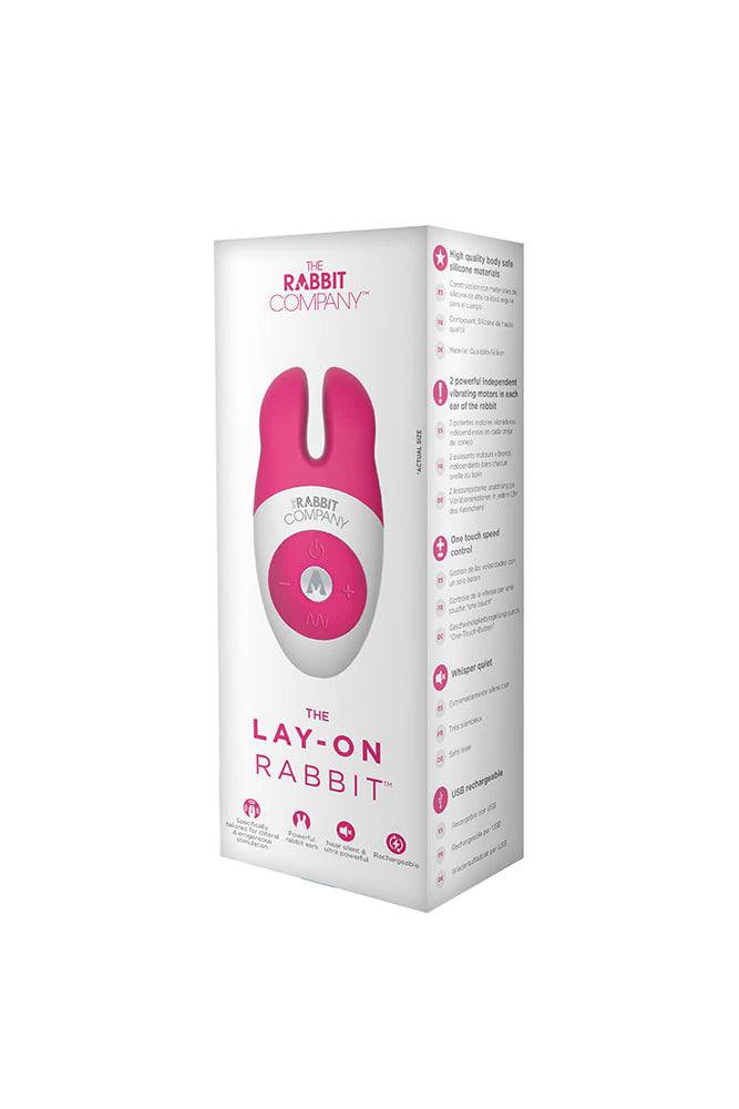 The Rabbit Company - Lay On Rabbit Ears Clitoral Vibrator - Pink - Stag Shop