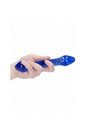 Shots Toys - Chrystalino - Treasure Glass Dildo - Blue - Stag Shop