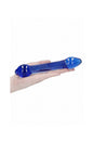 Shots Toys - Chrystalino - Treasure Glass Dildo - Blue - Stag Shop