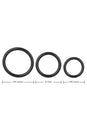 Cal Exotics - Tri-Rings Cock Ring Set - Black - Stag Shop