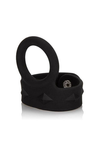 Cal Exotics - Tri-Snap Scrotum Support Ring - Large - Black - Stag Shop