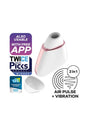 Satisfyer - Love Triangle Bluetooth Clitoral Stimulator - Assorted Colours - Stag Shop