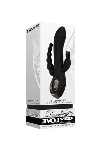 Evolved - Trifecta Triple Vibrator - Black - Stag Shop