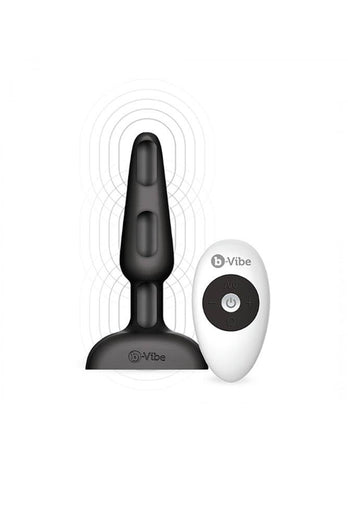 B-Vibe - Trio Vibrating Butt Plug - Black - Stag Shop