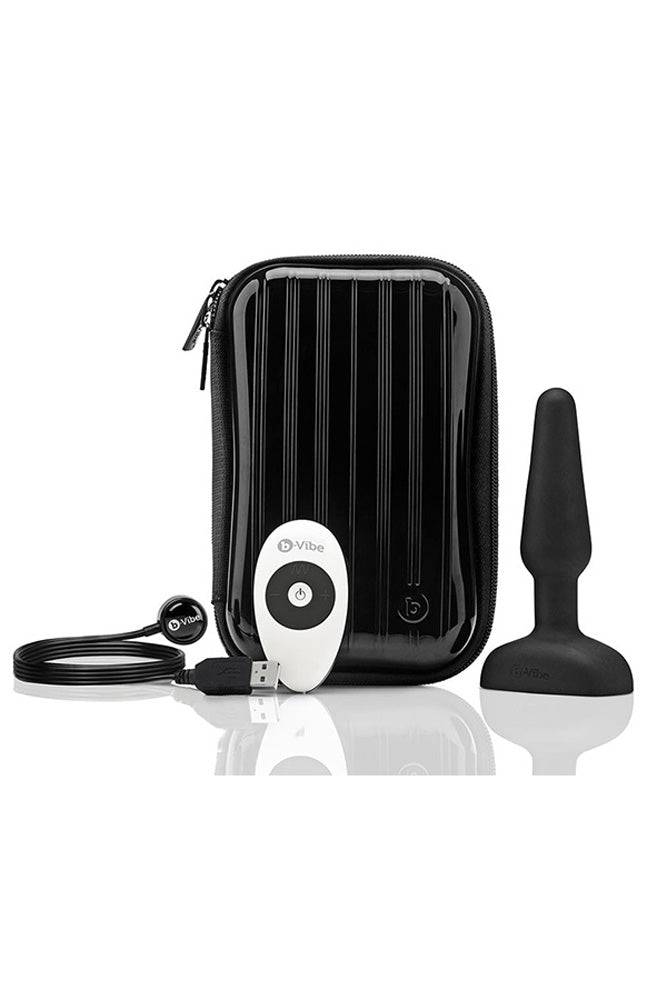 B-Vibe - Trio Vibrating Butt Plug - Black - Stag Shop