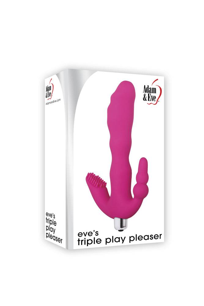 Adam & Eve - Eve's Triple Play Pleaser - Pink - Stag Shop