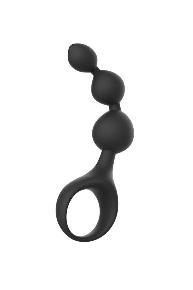 Adam & Eve - Adam's Triple Prostate Probe - Black - Stag Shop
