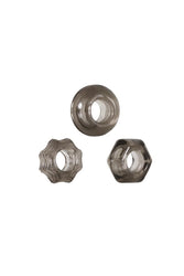 Zero Tolerance - Triple Thick Cock Ring Set - Smoke - Stag Shop