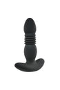 Playboy - Trust the Thrust Vibrating & Thrusting Anal Plug - Black - Stag Shop