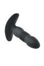 Playboy - Trust the Thrust Vibrating & Thrusting Anal Plug - Black - Stag Shop