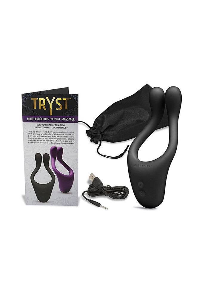 Doc Johnson Tryst Multi Erogenous Zone Massager Assorted Colours