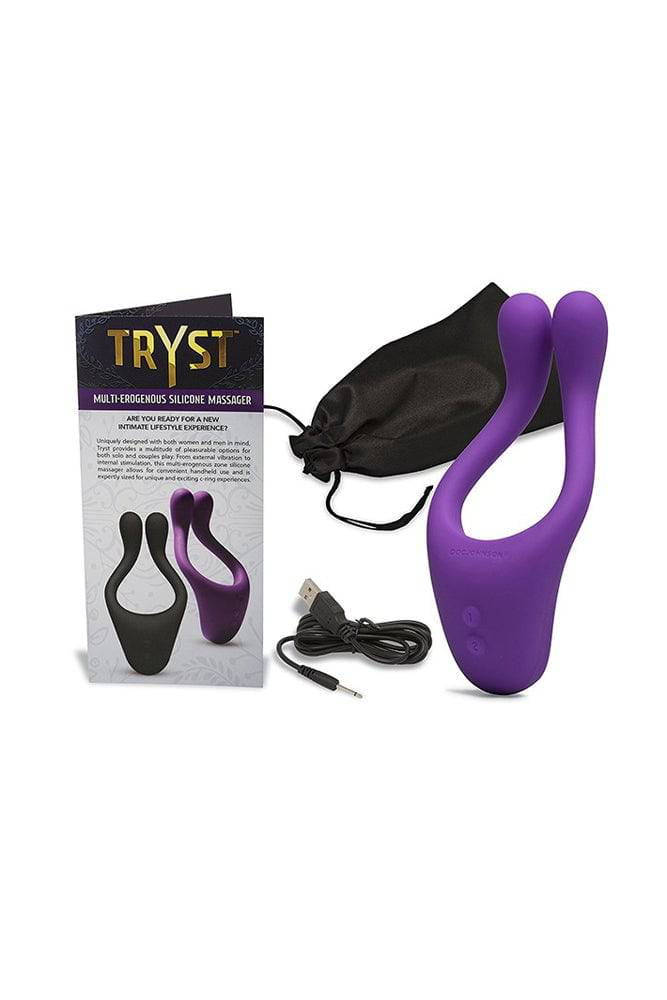 Doc Johnson - Tryst Multi-Erogenous Zone Massager - Assorted Colours - Stag Shop