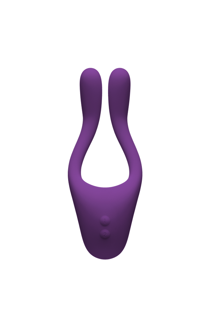 Doc Johnson - TRYST v2 Bendable Multi-Erogenous Zone Massager & Remote - Purple - Stag Shop