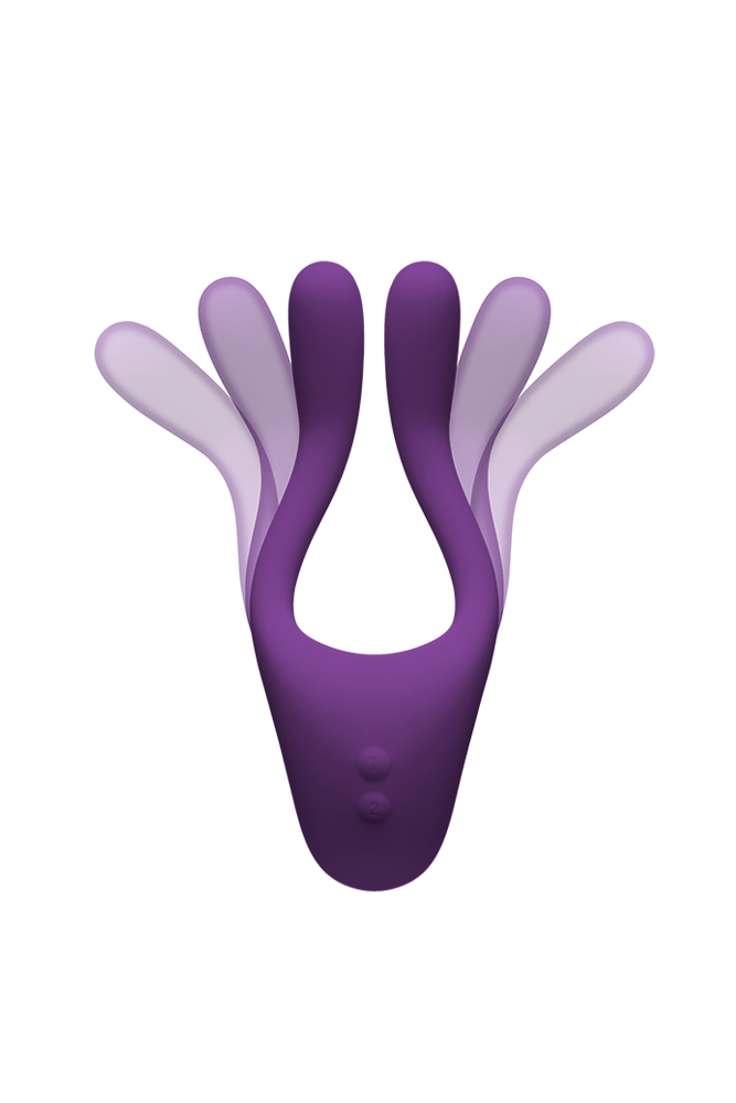 Doc Johnson - TRYST v2 Bendable Multi-Erogenous Zone Massager & Remote - Purple - Stag Shop