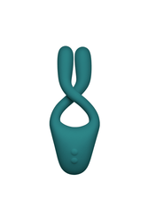 Doc Johnson - TRYST v2 Bendable Multi-Erogenous Zone Massager & Remote - Teal - Stag Shop