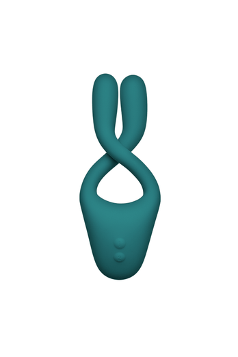 Doc Johnson - TRYST v2 Bendable Multi-Erogenous Zone Massager & Remote - Teal - Stag Shop