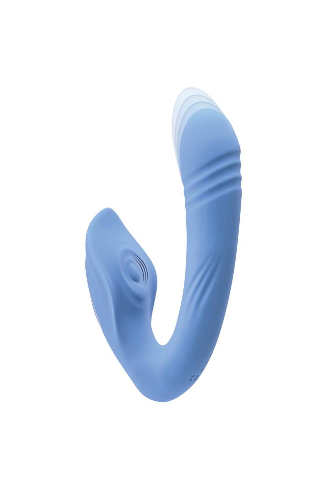 Evolved - Tap & Thrust Vibrator - Blue - Stag Shop