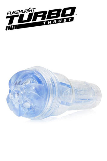 Fleshlight - Turbo Thrust Masturbator - Blue Ice - Stag Shop