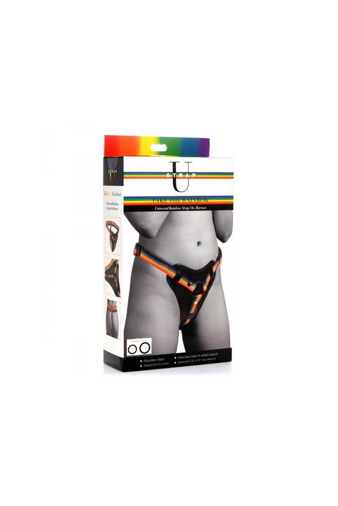 XR Brands - Strap U - Take the Rainbow Universal Strap-On Harness - Stag Shop