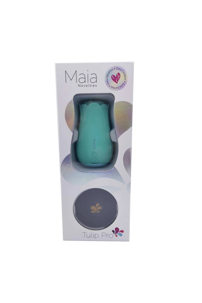 Maia Toys - Tulip PRO Clitoral Suction Toy with Wireless Charge - Assorted Colours - Stag Shop