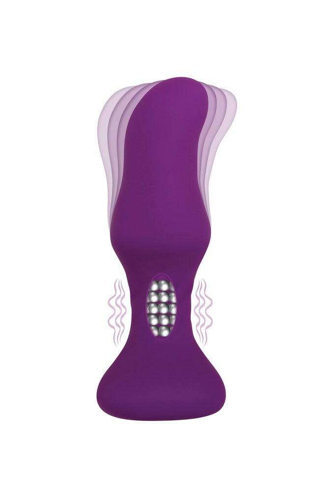Zero Tolerance - Tunnel Teaser Rotating Butt Plug & Remote - Purple - Stag Shop