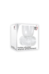 Adam & Eve - Turbo Stroker Wand Attachment - Clear - Stag Shop