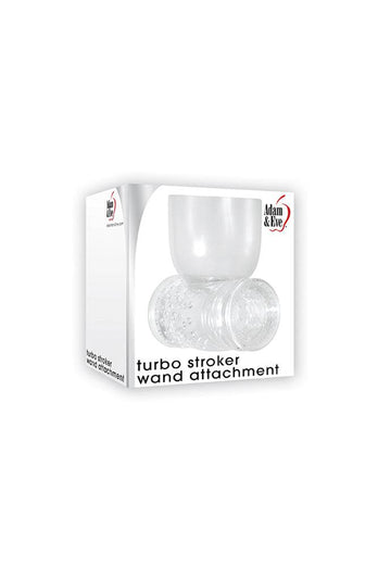 Adam & Eve - Turbo Stroker Wand Attachment - Clear - Stag Shop