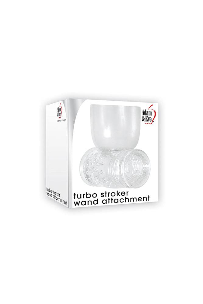 Adam & Eve - Turbo Stroker Wand Attachment - Clear - Stag Shop